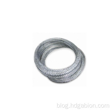 Galvanized Razor Barbed Wire for Wall Fencing